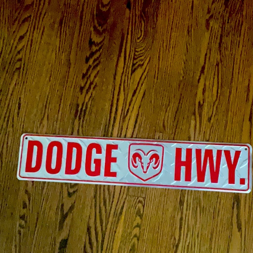 Metal Sign Dodge Highway